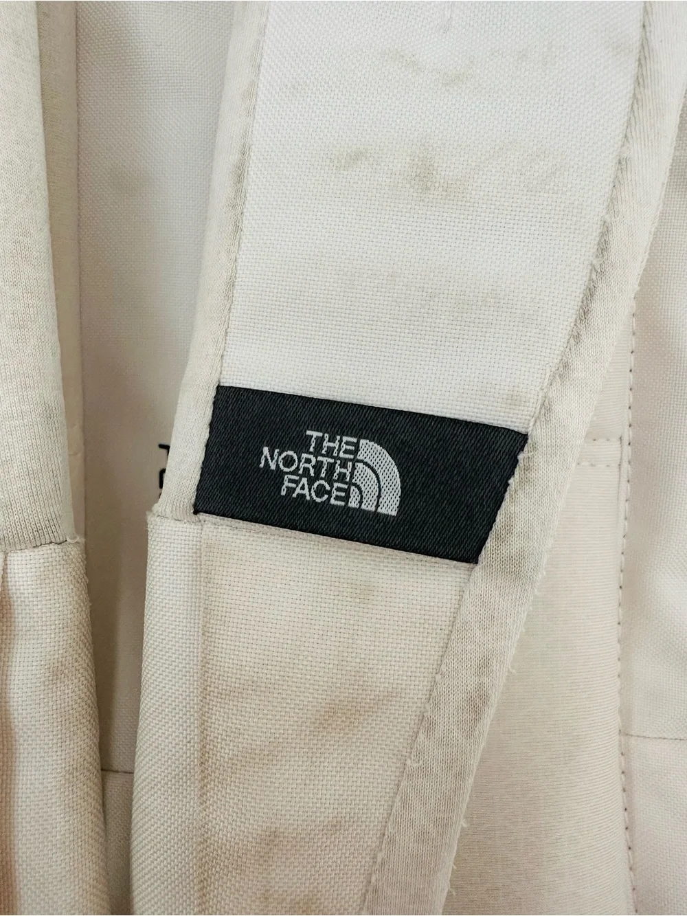 The North Face Jester Luxe Backpack in Cream with Rose Gold Accents